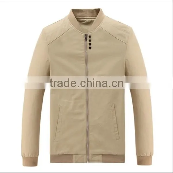 Top Quality Men's Wholesale Blank Baseball Jacket photo-5