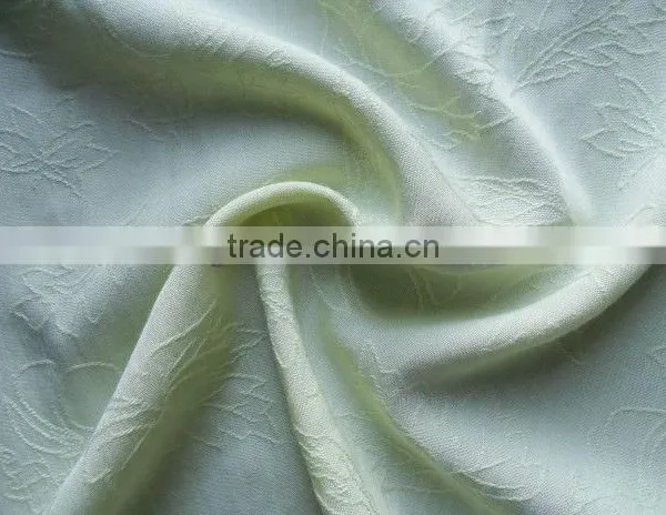 Hot Sales!very Fashion Rayon Challis Viscose Fabric for Girl's Dress,blouse,shirts Solid Rayon Jacquard Fabric photo-1