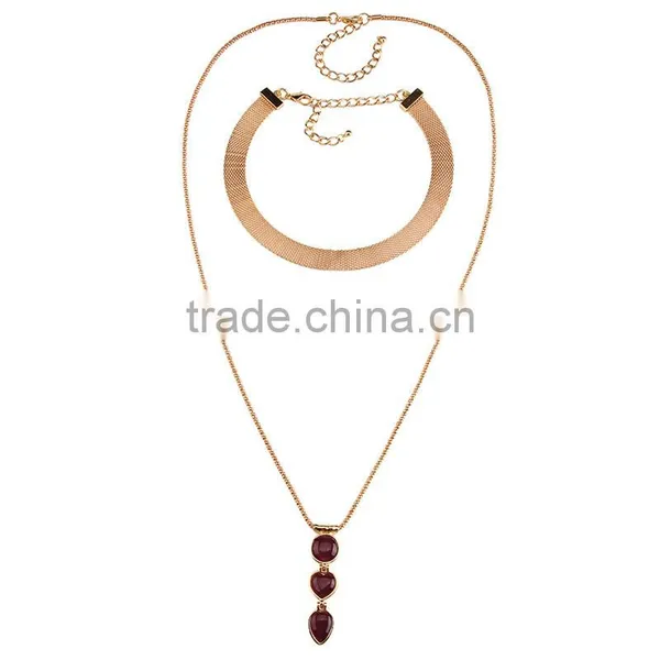 New Design Big Brand ZA Simple Fashion Sweater Long Chain Necklaces photo-4