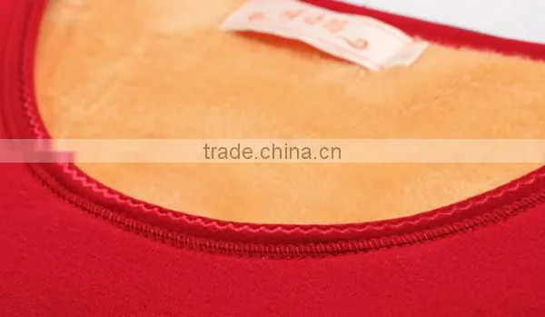 Custom Hot New Couples Thermal Underwear Winter Cotton Double Thickening Low Round Collar Long Johns Top+pant Sey Soft Underwear photo-6
