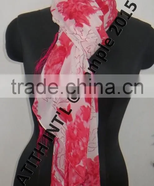 Printed Beach Chiffon Dupatta photo-3