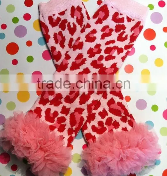 Factory Wholesale Baby Products Red Knit Baby Leg Warmers With Bow Easter Baby Products photo-4