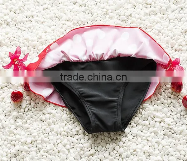 Popup Lovely Dot Children's Split Kids Swimwear For Girls photo-5
