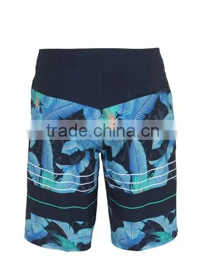 2017custom Latest Style Mens Swim Shorts Fabric Beach Shorts for Sale photo-3