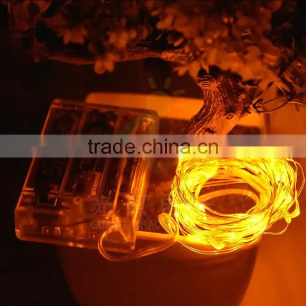 4M 40LEDS Copper Wire 3AA Battery Powered LED String Lights photo-4