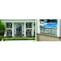 Non-welded Balcony Steel Handrail, Customized photo-2
