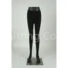 Black Cotton Spandex Leggings , Beautiful Ladies Foot Trousers