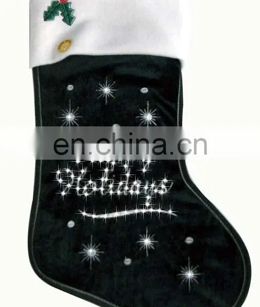 Wholesale Plush Christmas Stocking for Wall Hanging photo-3