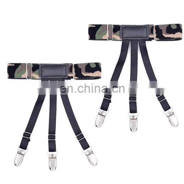 Newline Design Mens Fashion Adjustable Shirt Stays Shirt Garters photo-2