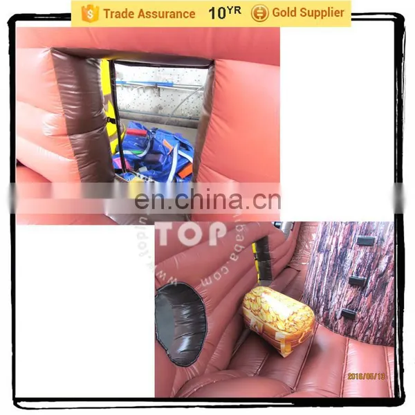 TOP INFLATABLES Brand New Castle Bouncer Chair Water Slide Tube photo-4