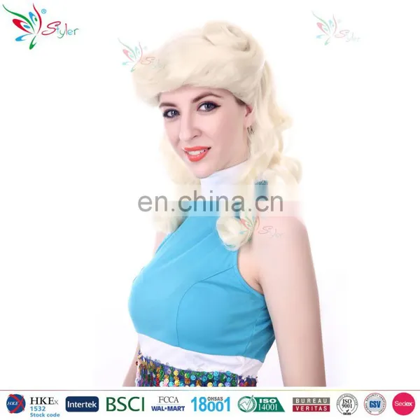 Wholesale Curly Synthetic Fibre Fashion Golden Girls Hair Wigs photo-2