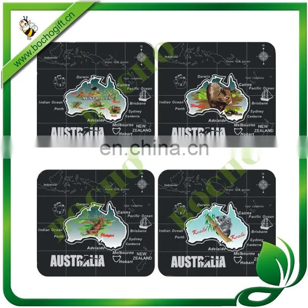 Plastic Tourist Cup Coaster for Australia, Souvenir Cup Mat for Aus., Plastic Australia Coaster photo-2