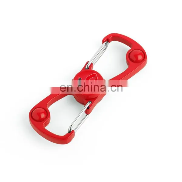 Promotion Gift Dual Zinc Alloy Carabiner Fidget Spinner photo-6
