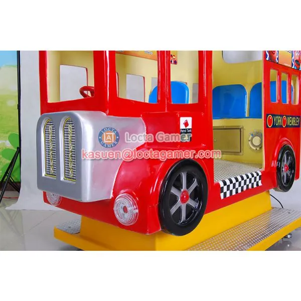 Zhongshan Amusement Rocking Machine Car Game Swing Machine London Bus Kiddie Rides photo-3