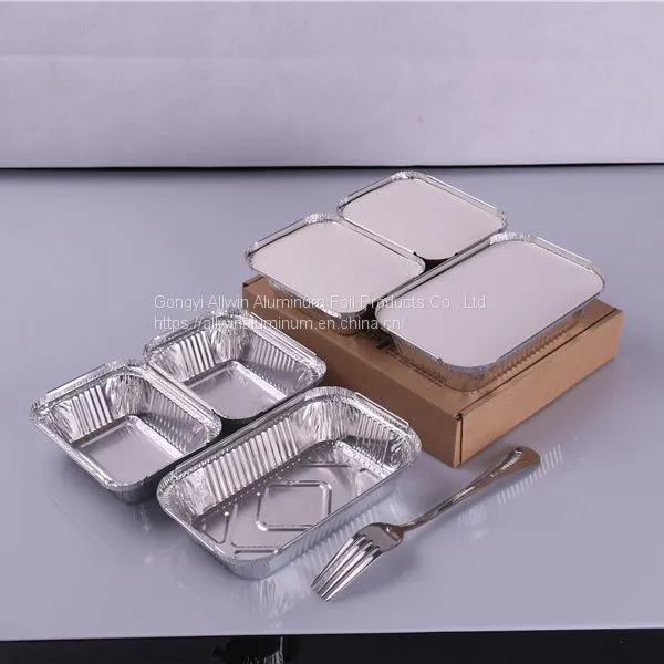 930ml Takeaway Disposable Food Grade Aluminium Foil Container photo-3