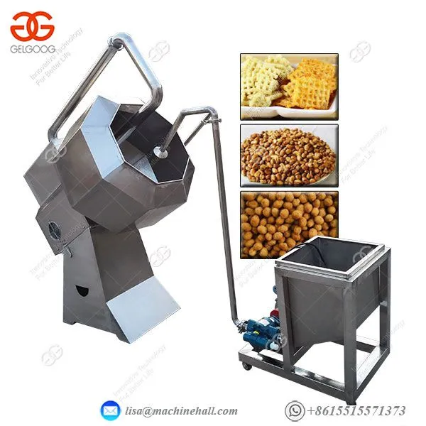 High Efficiency Candy Tumbler Machine Seasoning Flavoring Machine