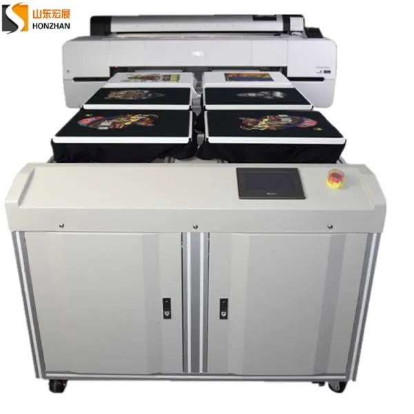 Honzhan HZ-T2410A T-shirt DTG Flatbed printer размер A1, Прямой принтер для печати на одежде
