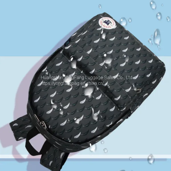 Simple Waterproof Light Campus Junior Shoulder Backpack photo-4