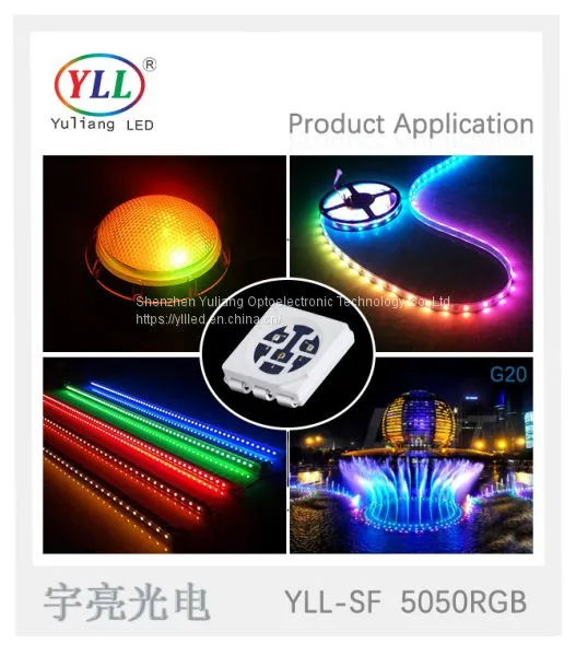 LED Encapsulation Series 0.2w 5050 Epistar Cree Rgb Smd Led Chip Diode photo-3
