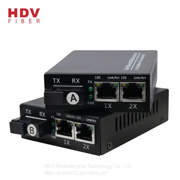 China OEM Single Fiber Ports 2 Rj45 Ports SFP Media Converter photo-5