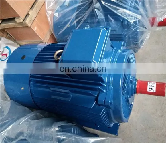 100HP Motor Engine 980RPM YE2-315S-6-75KW AC Induction Motor photo-2
