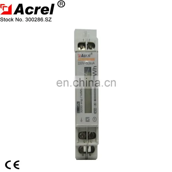 DIN Rail Energy Meter KWH Meter Watt Hour Meter Connected With External Current Transformer 50 Hz photo-3