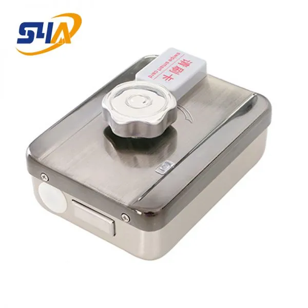 Electric Rim Lock Use Keychain and Key Open Door photo-3