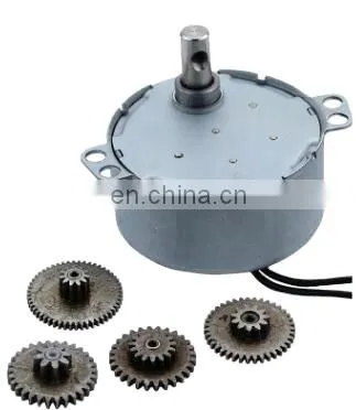 49TYZ 12V 1.2w 5-6rpm or 220V AC Single-phase Asynchronous dc AC Motor for Motorized Toys and N-scale Train Models photo-4