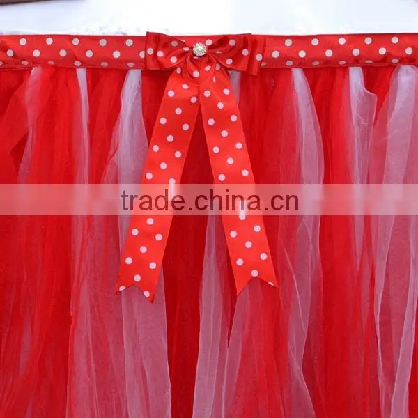 Romantic Tutu Tulle Wedding Party Birthday Supply Dessert Station Gauze Decoration SD103 photo-4