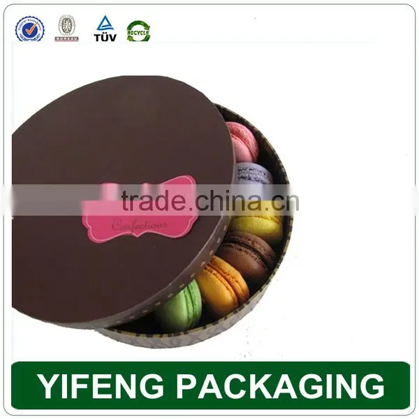 Custom Round Cardboard Gift Packaging Box With Transparent Lid photo-6