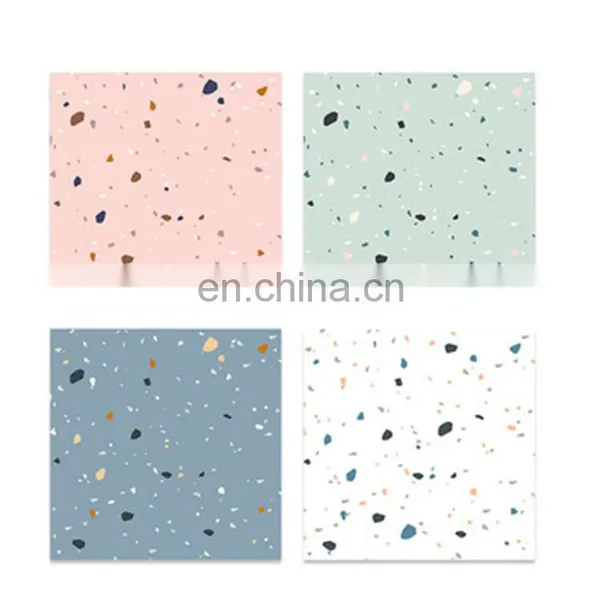 Nordic Macaron Pink, Blue, White and Green INS Wind 600 * 600 Home Stay Hotel Floor Anti-slip Antique Tiles