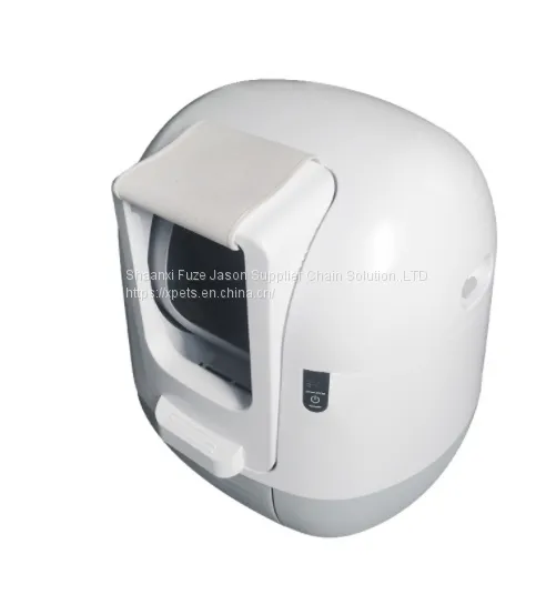 Hot Sale Plastic Pet Fully Enclosed Large Pet Cleaning Smart Cat Litter Box Toilet photo-2