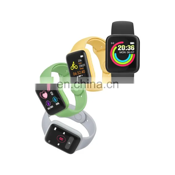 Smart Watch Macarons D20 Y68 2022 Hot Selling Amazon Fitpro Reloj Inteligente Smart Watch D20 Smartwatch Y68
