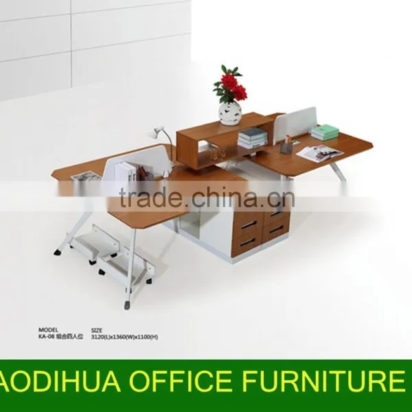 Modular Workstation/China 4 People Office Workstation Office Workstations Modular/office Cubicle Workstation KA-08