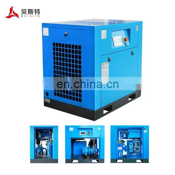 China Manufacturer High Quality 10hp 20hp 30hp 22Kw Screw Compressor Screw Air Compressors Air Screw Compressor photo-3