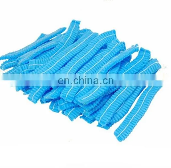 Nonwoven Polypropylene Cleanroom Bouffant Caps Clip Cap 21