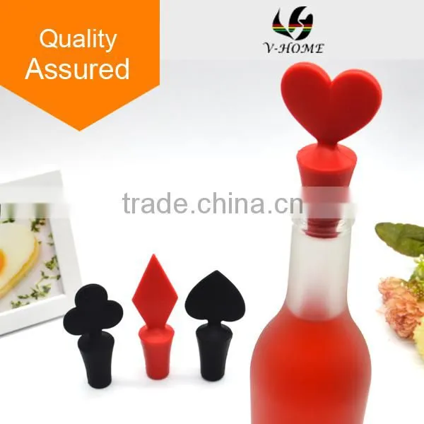 Factory Direcct! High Quality Silicone Rubber Wine Bottle Man Stopper