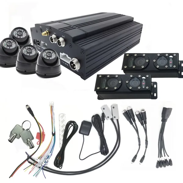 USB Port 8CH 4G GPS AHD 720P People Counting Inside Bus With Mobile DVR photo-2