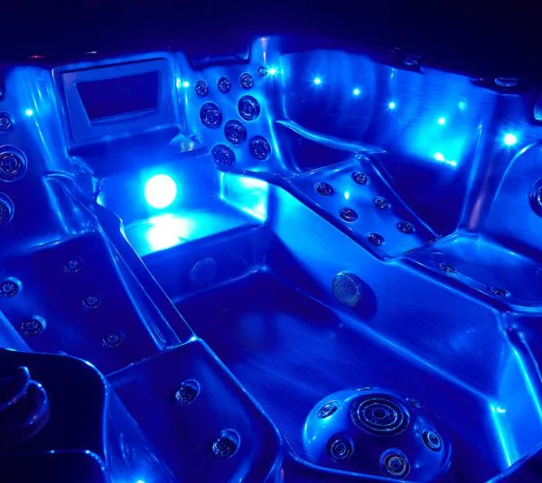 6 People Balboa Luxury Acrylic Bathtub Outdoor Backyard Massage Spa Hot Tub Indoor Hydro Hot Tubs With TV Bluetooth Player photo-2