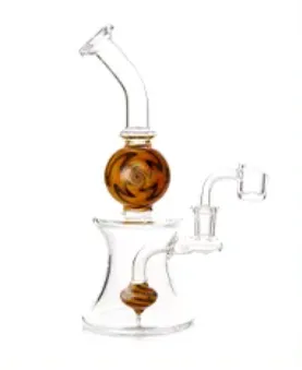 Vibrant Colorful Backwater Glass Smoking Pipe Hookah and Lamb Lighting photo-2