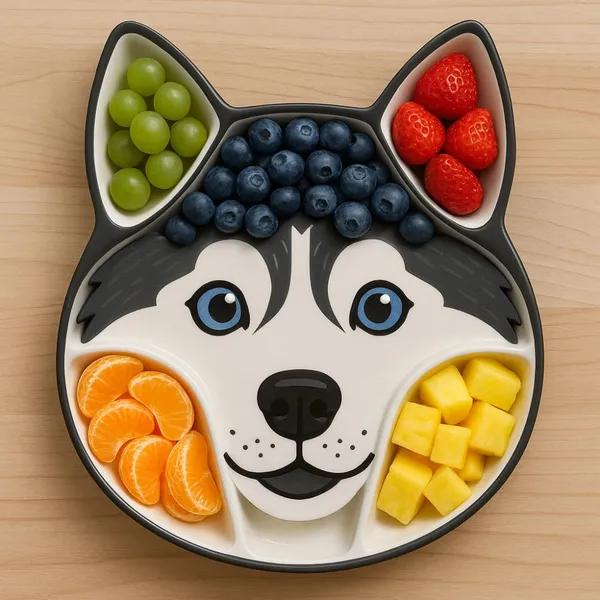 Dog Theme Delicatessen Platter Wooden Craft Puppy Tray photo-2