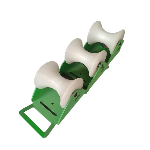 Triple Pulley | 5mm Thickened Steel Triangular Base + Nylon Pulleys | Seamless Welding | 58cm Total Width & Foldable photo-2