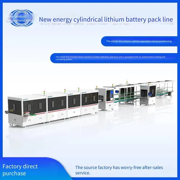 Non-standard Customized Production Line for Small Cylindrical Battery Pack Pack, Energy Storage Cells, and Power Battery Assembly photo-4