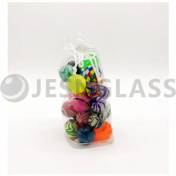 Hot Sale High Bouncy Ball Children's Toy Rubber Balls 35 MM PET Bag Package