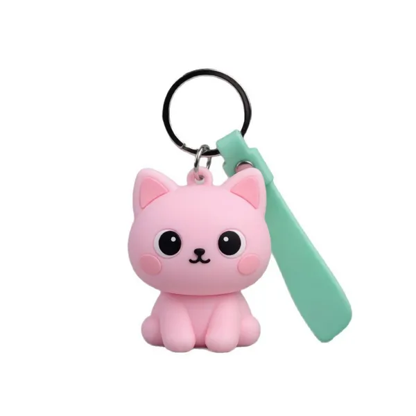 Custom Factory for Cartoon Silicone & 3D Rubber Keychains Logo Customization Anime PVC Promotional Key Rings
