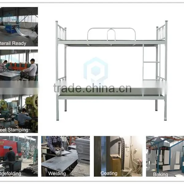 School Furniture Heavy Capacity Students Used Steel Bunk Bed photo-3