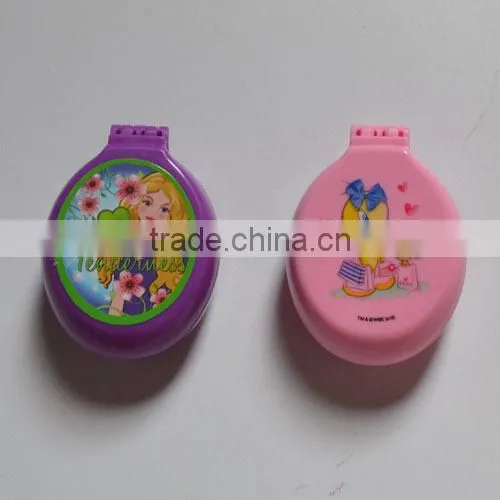 Hot Selling Mini Folding Hair Brush With Mirror Set for Children photo-2