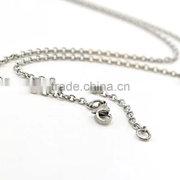 Chains Necklaces Type 316 Stainless Sateel Main Material O Chain Necklace photo-2