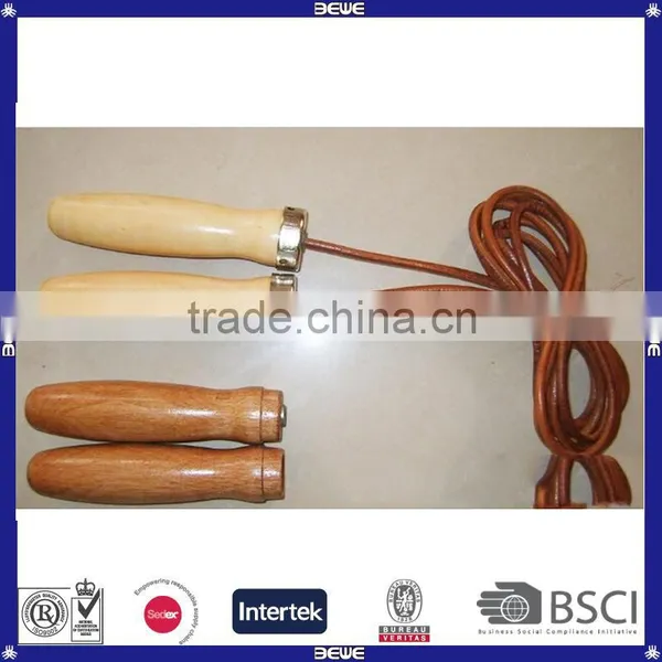 China Manufacturer Cheap Wood Handle Jump Rope photo-2
