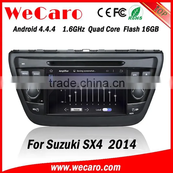 Wecaro WC-SU7058 7" Android 4.4.4 WIFI 3G Touch Screen Car Radio Gps for Suzuki Sx4 2014 With Dvd Player Bluetooth TV photo-3